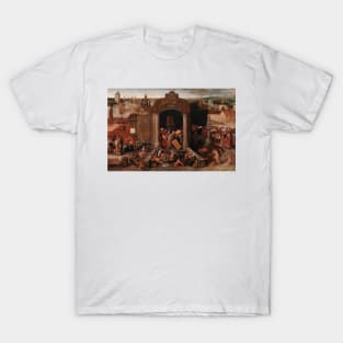 Christ Driving the Traders from the Temple by Pieter Bruegel the Elder T-Shirt